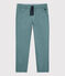 Pantaloni regular in serge di cotone ragazzo verde BRUT