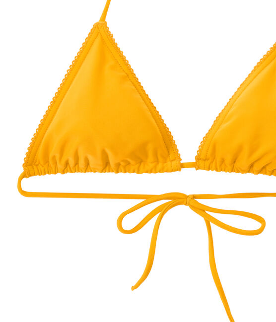 Costume da bagno 2 pezzi tinta unita arancione FUSION
