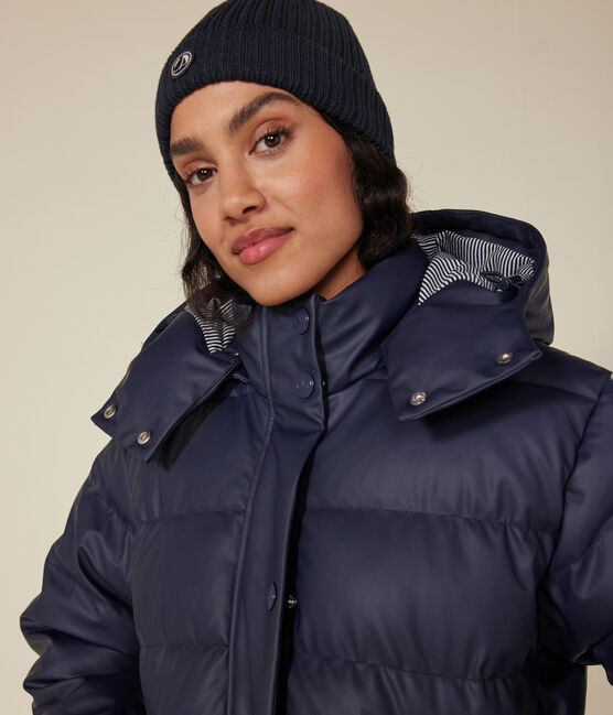 Piumino in PU donna blu SMOKING