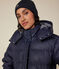 Piumino in PU donna blu SMOKING