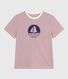 T-shirt a maniche corte e dal taglio dritto in cotone donna