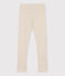 Leggings bambina in cotone beige MONTELIMAR CHINE