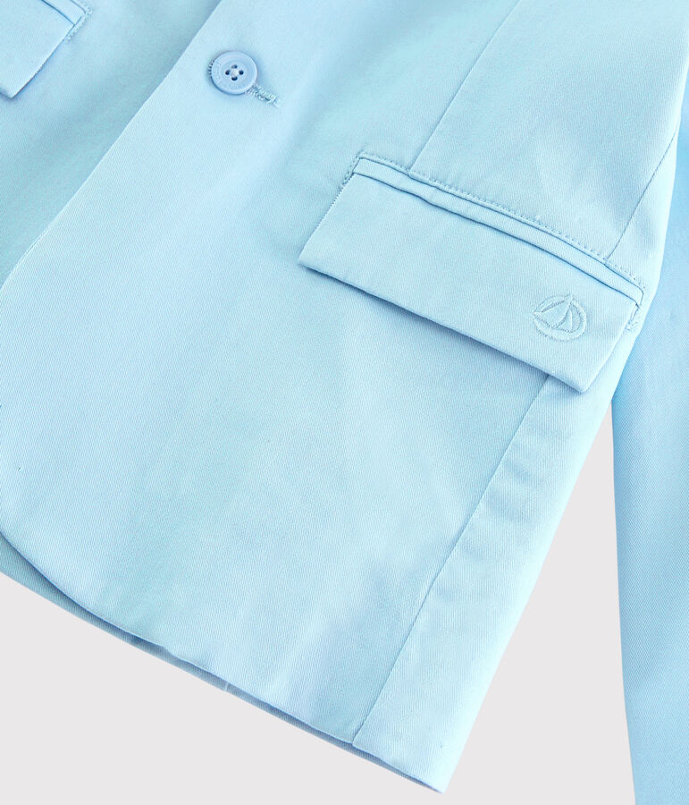 Giacca in serge bambino blu JASMIN