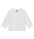 Cardigan in tubique trapuntato neonata