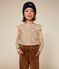 T-shirt a maniche lunghe in tessuto a costine bambina bianco AVALANCHE/ MULTICO