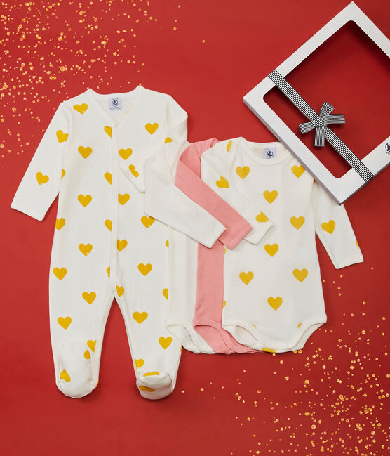 Confezione regalo a cuori neonato. variante 1
