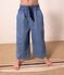 Pantaloni ampi in denim leggero bambina blu DENIM CLAIR