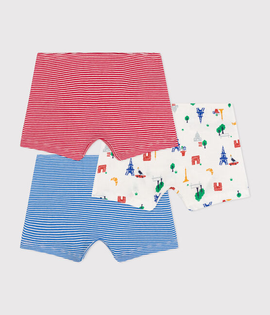 Confezione di 3 shorty Parigi in cotone bambino variante 1