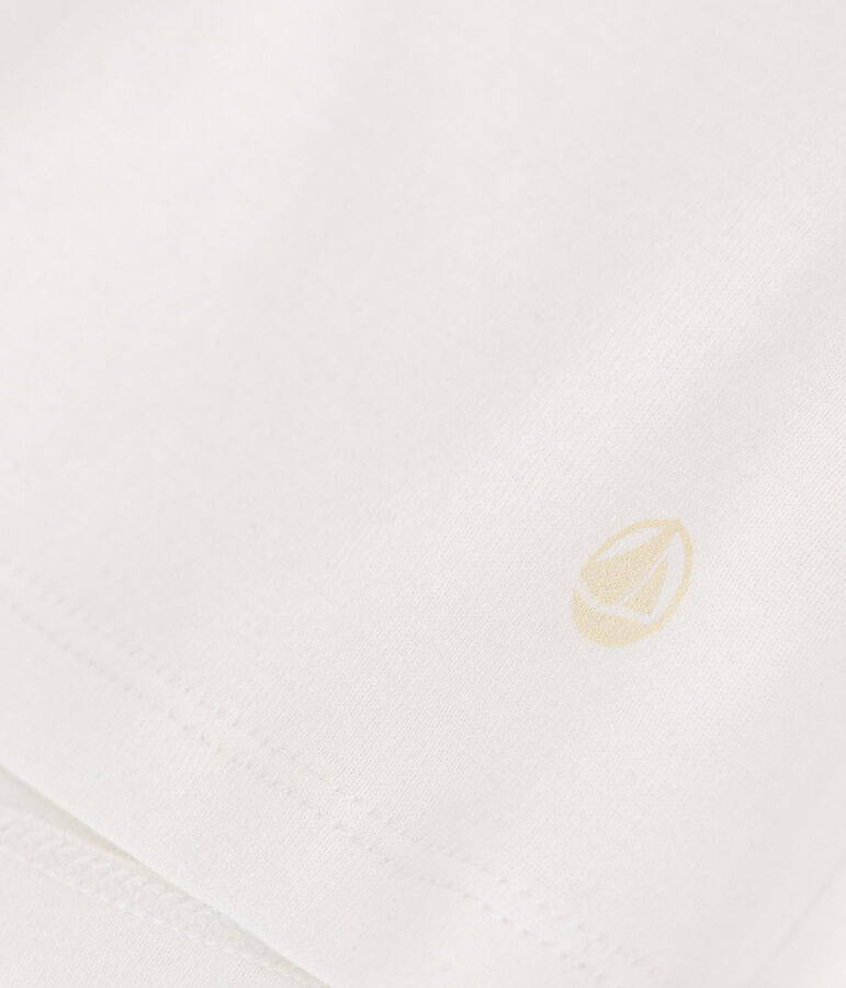 T-shirt L'ICONIQUE cocotte in cotone Donna bianco