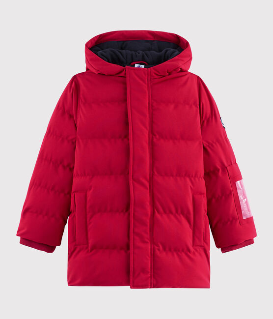 Piumino da sci bambino/bambina rosso TERKUIT