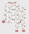 Pigiama tela di Jouy Parigi bambino in cotone bianco MARSHMALLOW/blu MEDIEVAL