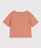 Marinière in cotone Donna beige VINTAGE/rosso HARISSA