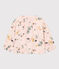 Blusa stampata in garza di cotone bambina rosa SALINE/bianco MULTICO