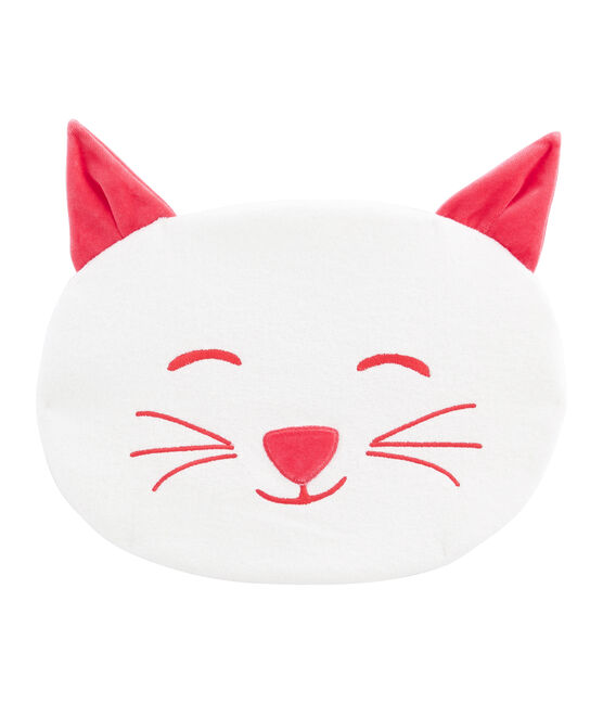 Riponi pigiama in spugna bouclette grattata, super calda bianco MARSHMALLOW/rosso SIGNAL
