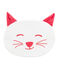 Riponi pigiama in spugna bouclette grattata, super calda bianco MARSHMALLOW/rosso SIGNAL