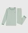 Pigiama in cotone a righe bambino SAULE/ MARSHMALLOW