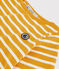 Marinière bambina/bambino in cotone giallo BOUDOR/bianco MARSHMALLOW