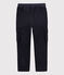Pantaloni in gabardine bambino blu SMOKING
