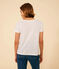 T-shirt Le Droit girocollo in lino donna bianco ECUME