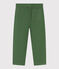 Pantaloni in cotone bambino verde PALMERAIE