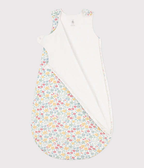 Sacco nanna a fiori in cotone TOG 2 bianco MARSHMALLOW/bianco MULTICO