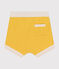 Shorts in tessuto felpato leggero beb&egrave; giallo