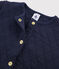Cardigan bambina in tubique blu SMOKING