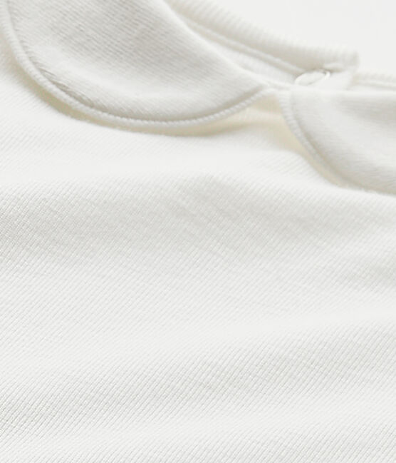 Body per bebè femmina con colletto bianco MARSHMALLOW