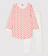 Camicia da notte bambina a fiori in cotone biologico
