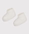 Babbucce nascita in cotone neonato  bianco MARSHMALLOW