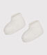 Babbucce nascita in cotone neonato 