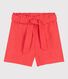 Short bambina in lino
