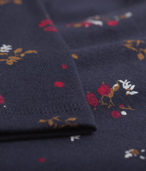 Body maniche lunghe beb&egrave; in cotone. blu/multicolore