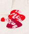 T-shirt a maniche lunghe in cotone tinta unita con motivo decorativo neonato MONTELIMAR CHINE