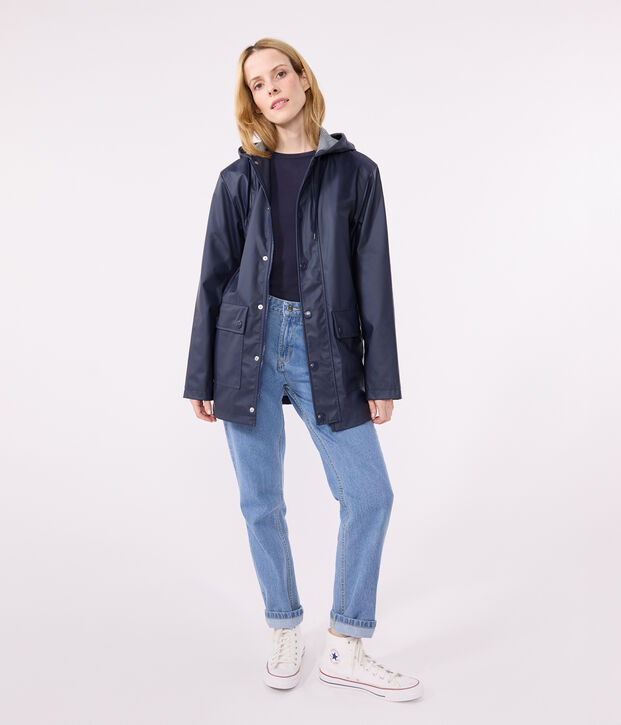 Iconico impermeabile da donna/uomo blu