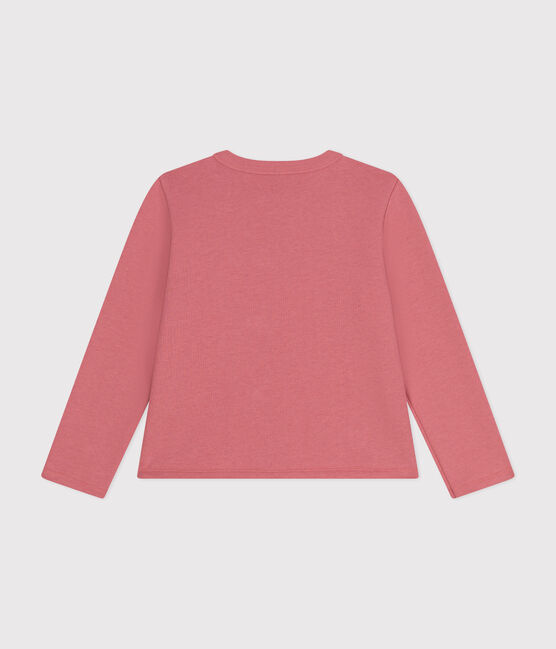 Cardigan in tessuto felpato bambina rosa ROSEWOOD