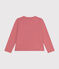Cardigan in tessuto felpato bambina rosa ROSEWOOD