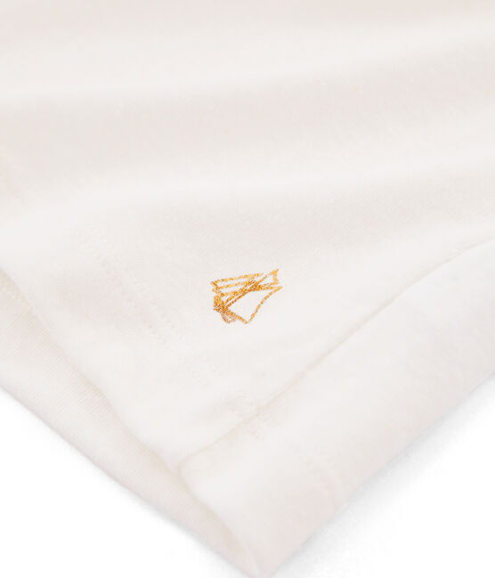 T-shirt a maniche corte bambina bianco MARSHMALLOW