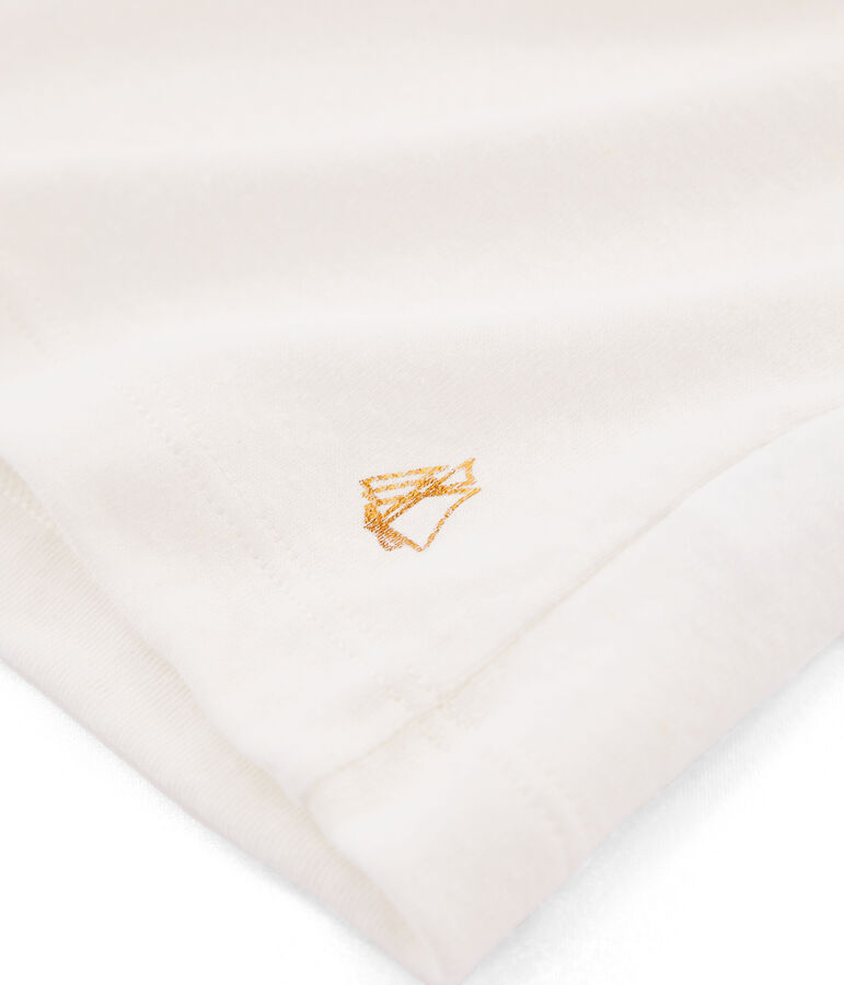 T-shirt a maniche corte bambina bianco