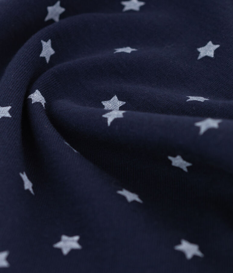 Body manica lunga e dolcevita beb&egrave; unisex blu/bianco