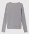 Cardigan iconico in cotone a righe Donna blu/bianco