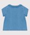 Blusa bebè in denim leggero biologico blu DENIM CLAIR