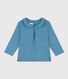 Blusa a maniche lunghe in cotone per bebè