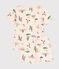 Pigiama short in cotone con stampa multi sport bambino bianco AVALANCHE/ MULTICO