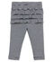 Legging bebè bambina millerighe blu SMOKING/bianco MARSHMALLOW