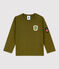T-shirt in cotone bebè verde MILITARY