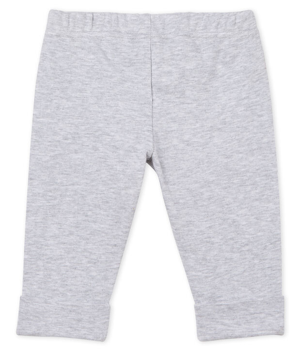Pantalone beb&egrave; femmina in maglia grigio