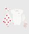 Set regalo nascita con body, doudou e calzini in cotone variante 1