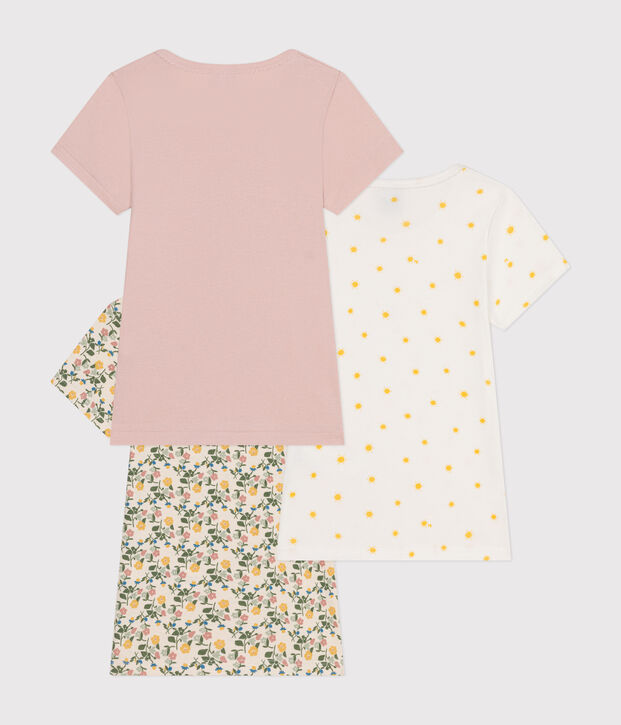 Confezione da 3 t-shirt bambino a maniche corte in cotone multicolore