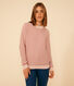 Maglione in cotone rigato da donna